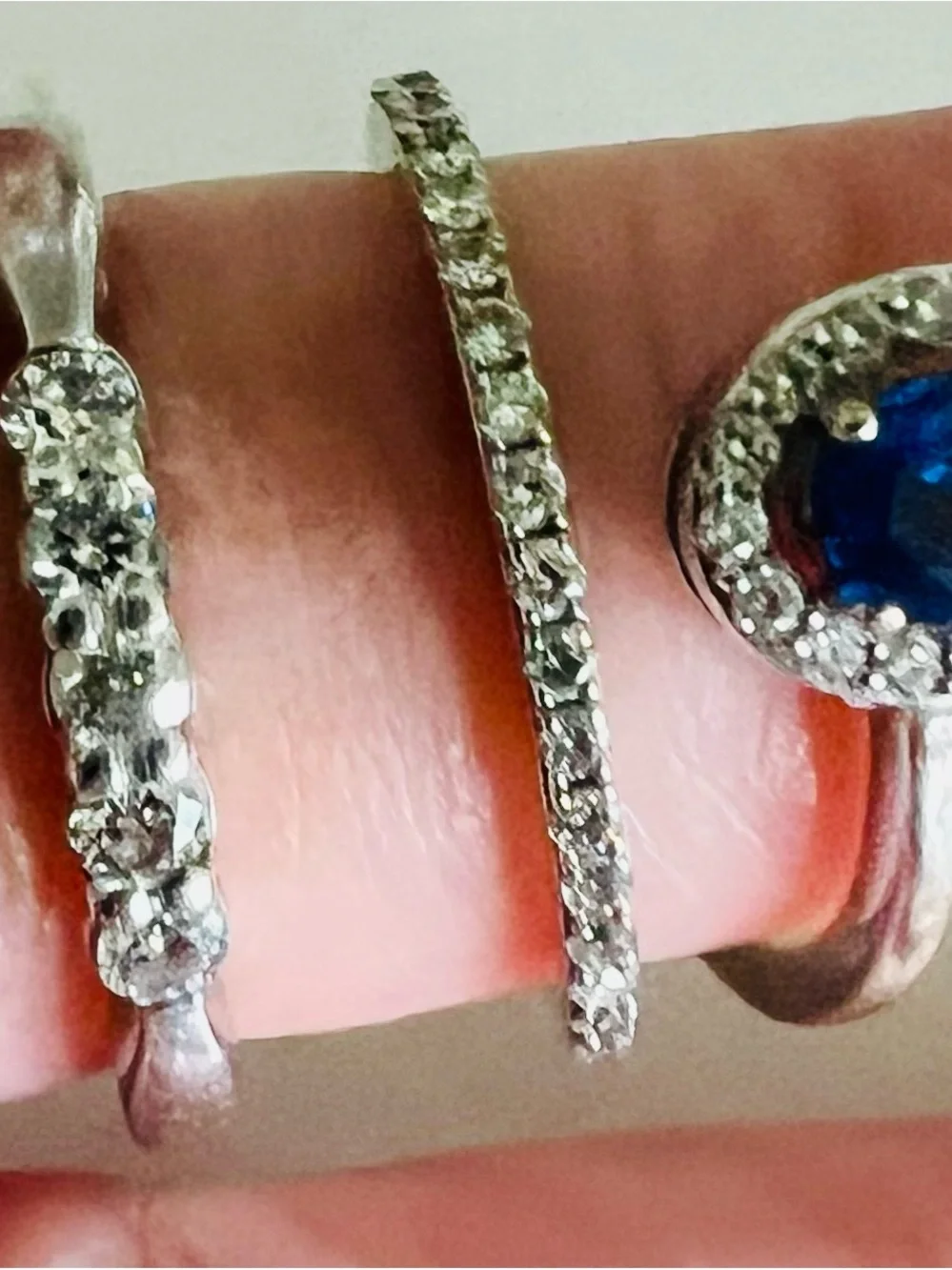 Hearts on fire and Simon G timeless blue